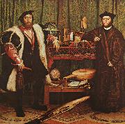 Hans Holbein The Ambassadors Sweden oil painting artist